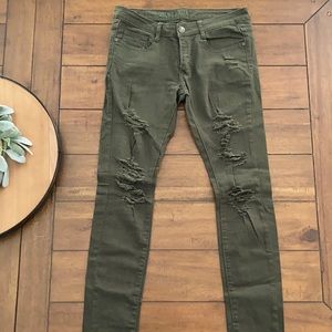 Womens distressed jeans size 7
